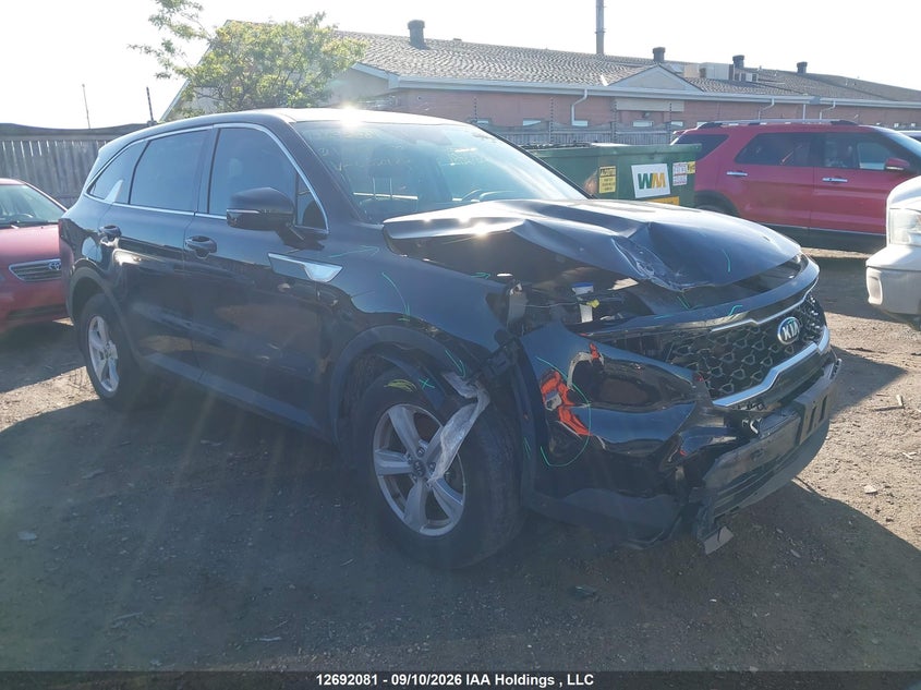 2021 Kia Sorento Lx, Front, IAAI, VIN 5XYRGDLC3MG002972