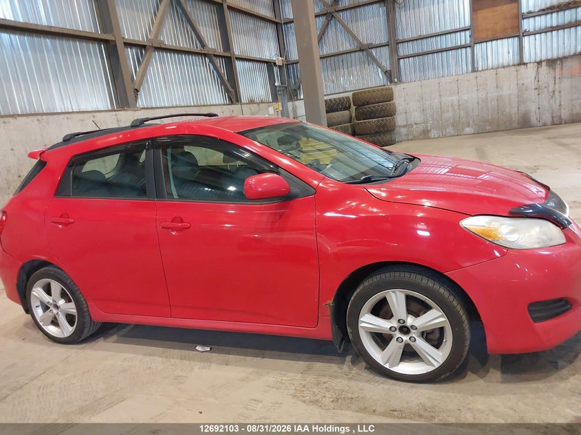 2009 TOYOTA MATRIX HATCHBACK 2.4L I4 FI DOHC 16V NF4