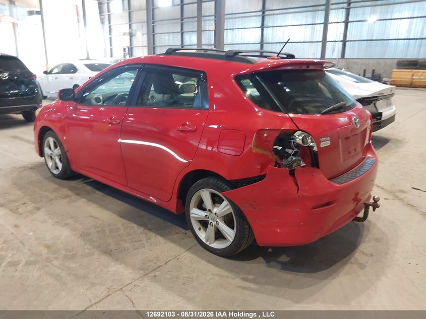 2009 TOYOTA MATRIX HATCHBACK 2.4L I4 FI DOHC 16V NF4