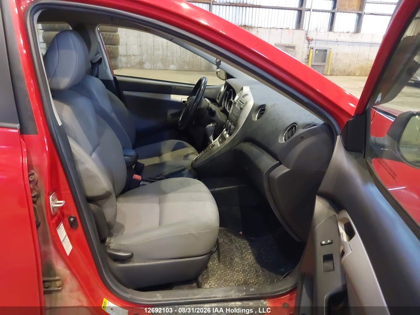 2009 TOYOTA MATRIX HATCHBACK 2.4L I4 FI DOHC 16V NF4