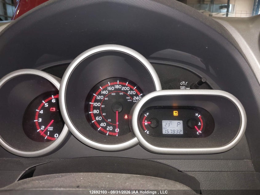 2009 TOYOTA MATRIX HATCHBACK 2.4L I4 FI DOHC 16V NF4