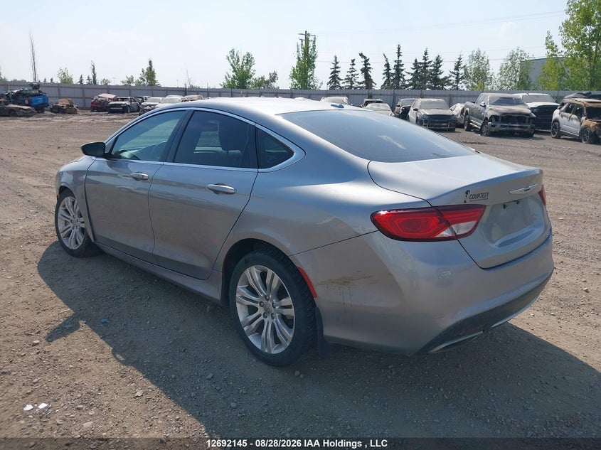 Vin: 1c3cccag0fn740729, lot: 3097020, chrysler 200 limited 20153
