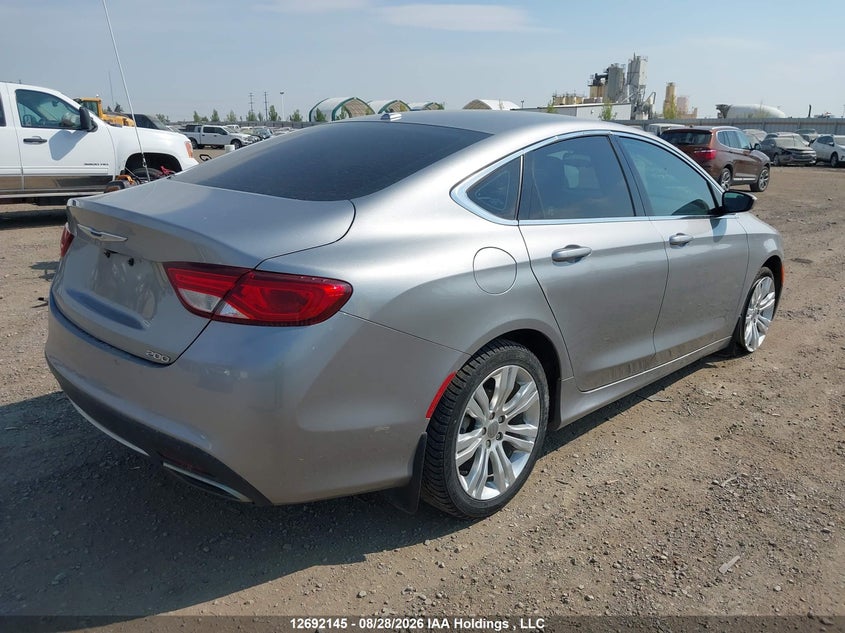 Vin: 1c3cccag0fn740729, lot: 3097020, chrysler 200 limited 20154