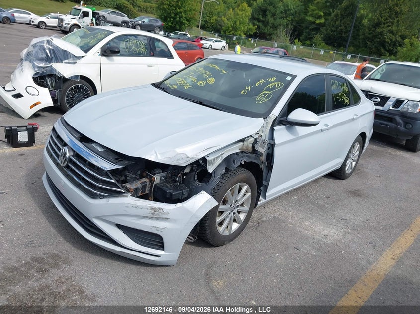 Vin: 3vwc57bu9km058726, lot: 3097021, volkswagen jetta 1.4 tsi comfortline 20192