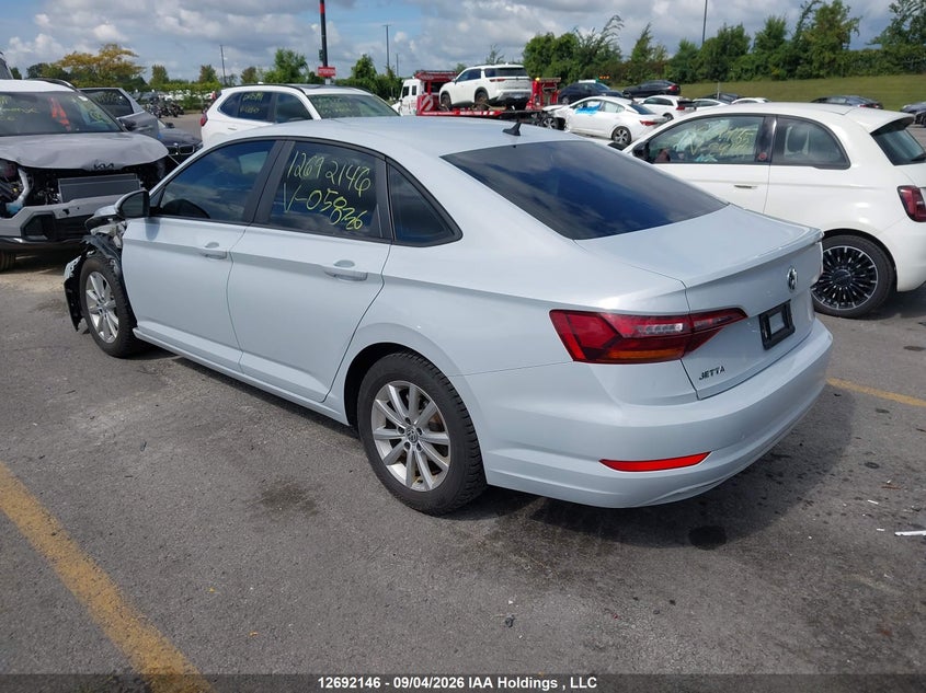 Vin: 3vwc57bu9km058726, lot: 3097021, volkswagen jetta 1.4 tsi comfortline 20193
