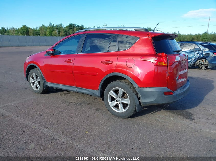 Vin: 2t3rfrev6fw378875, lot: 3097038, toyota rav4 xle 20153