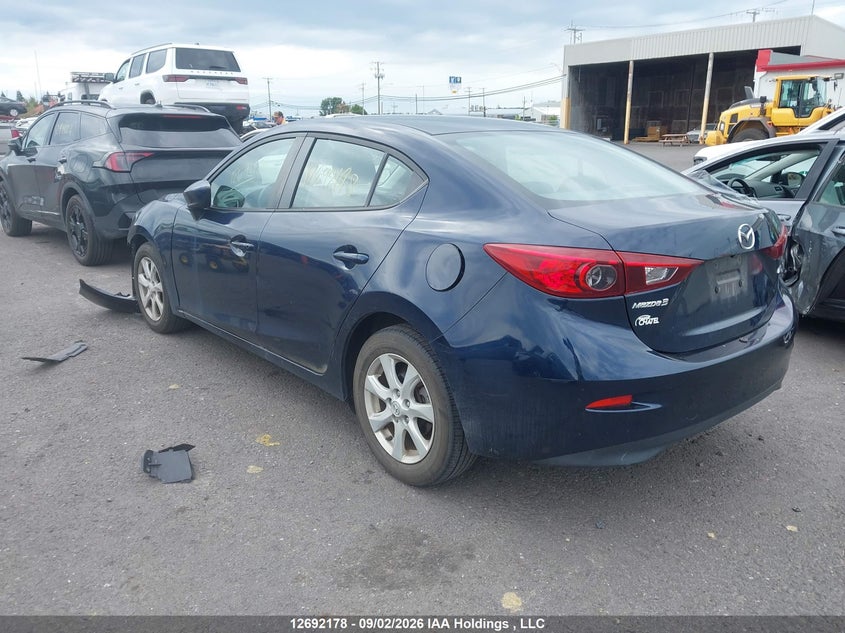 Vin: 3mzbm1u76gm302827, lot: 3097055, mazda 3 sport 20163