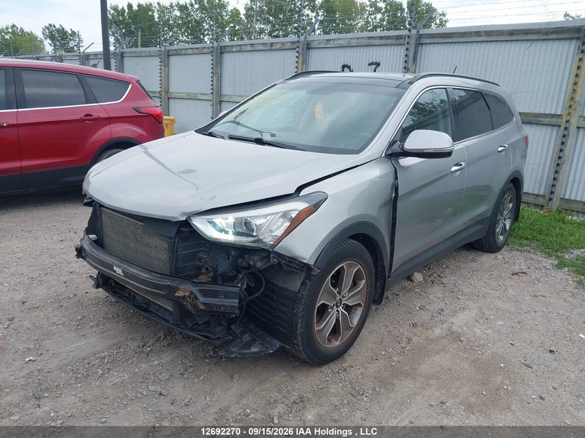 Vin: km8sndhf2eu075109, lot: 3097156, hyundai santa fe gls 20142