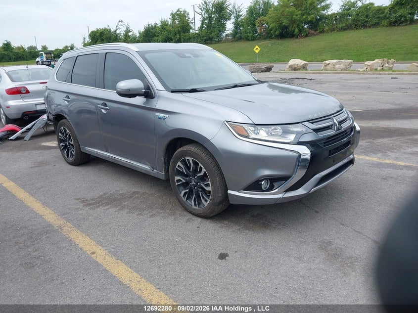 2018 Mitsubishi Outlander Phev Gt/Se, Rear, IAAI, VIN JA4J24A54JZ617828