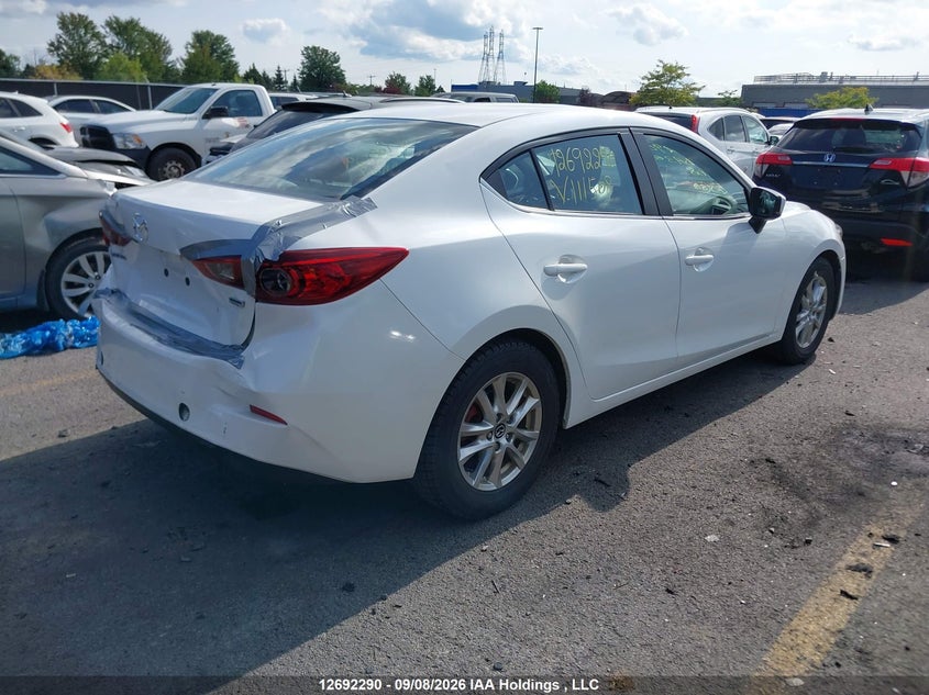 Vin: jm1bn1v73h1111508, lot: 3097176, mazda mazda3 gs 20174