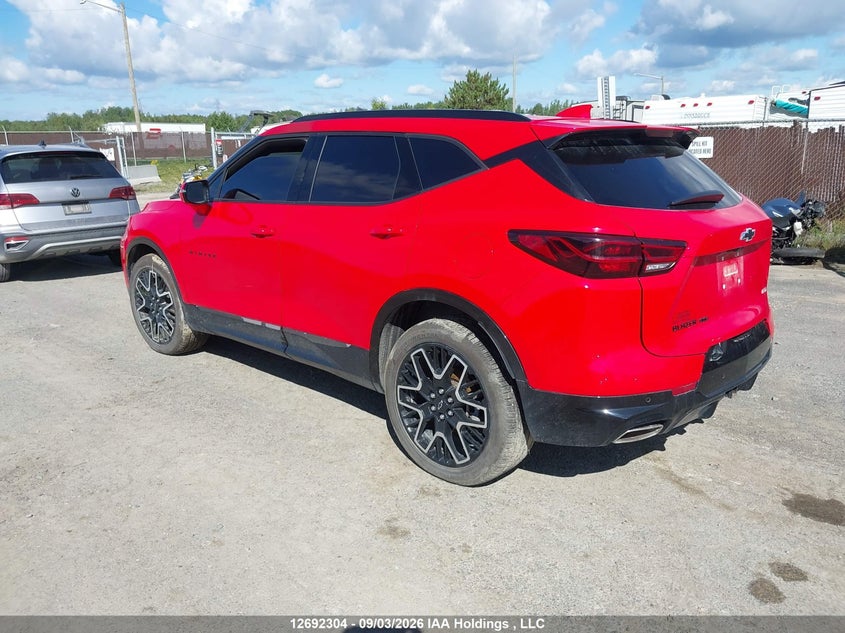 Vin: 3gnkbkrs9ps105407, lot: 3097190, chevrolet blazer 20233