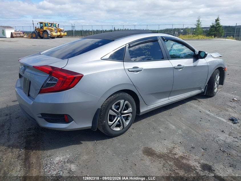 Vin: 2hgfc2f51gh025965, lot: 3097204, honda civic lx 20164