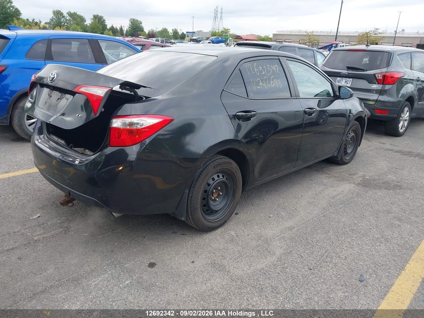 Vin: 2t1burhe4gc742693, lot: 3097235, toyota corolla le 20164