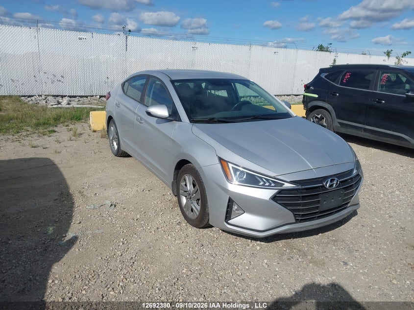 2020 Hyundai Elantra Preferred Auto Ivt, Left Side, IAAI, VIN KMHD84LF0LU899999