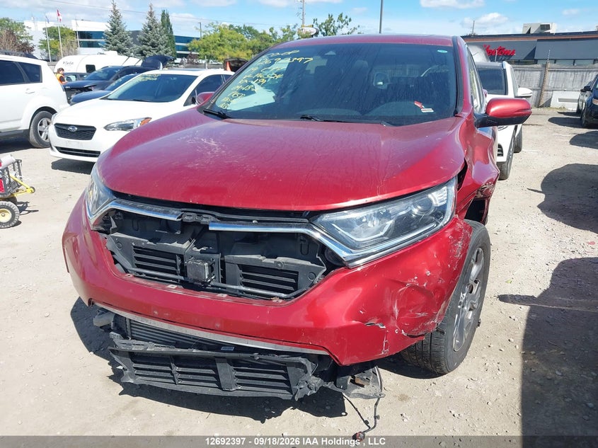 2019 Honda CR-V, Удар спереду, IAAI, VIN 2HKRW2H56KH146524 — фото 2