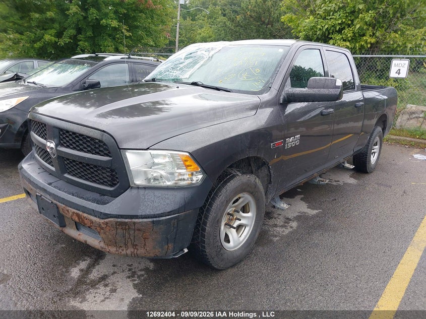 2015 RAM 1500, Крыша, IAAI, VIN 1C6RR7SM7FS783781 — фото 2