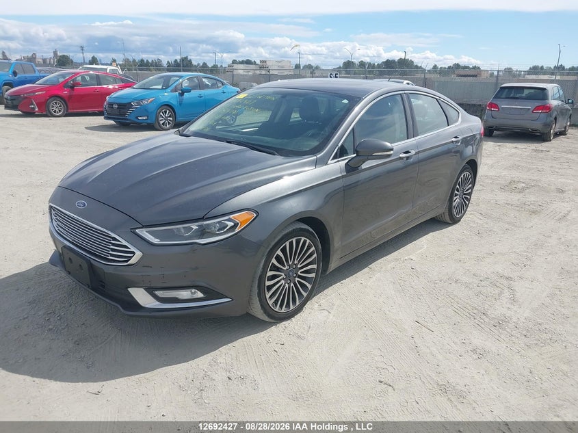 2017 Ford Fusion, Удар спереди, IAAI, VIN 3FA6P0T99HR254081 — фото 2