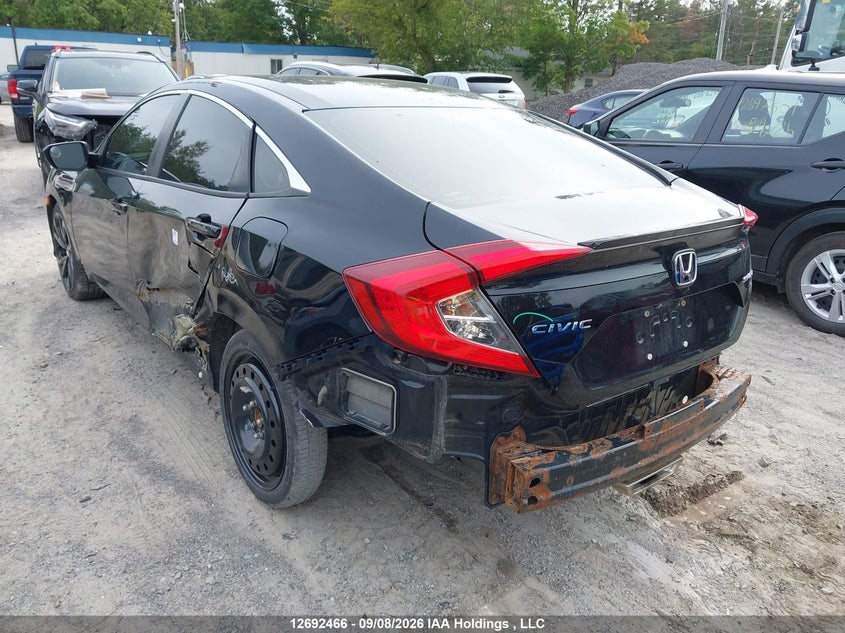 Vin: 2hgfc2f8xkh018709, lot: 3097373, honda civic sport 20193