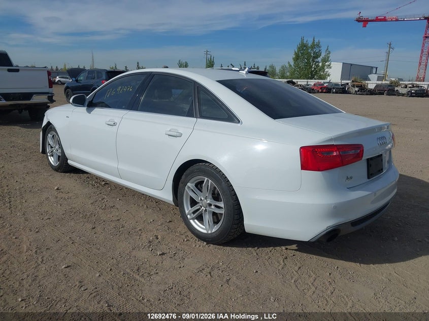 Vin: wauffcfc9en133875, lot: 3097383, audi a6 premium 20143