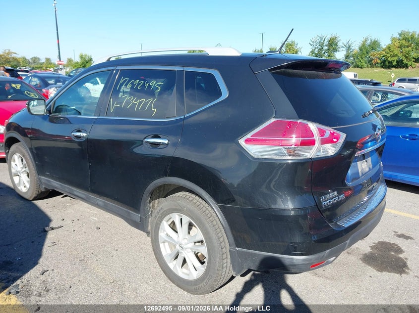 Vin: 5n1at2mt1gc734775, lot: 3097403, nissan rogue s/sv 20163