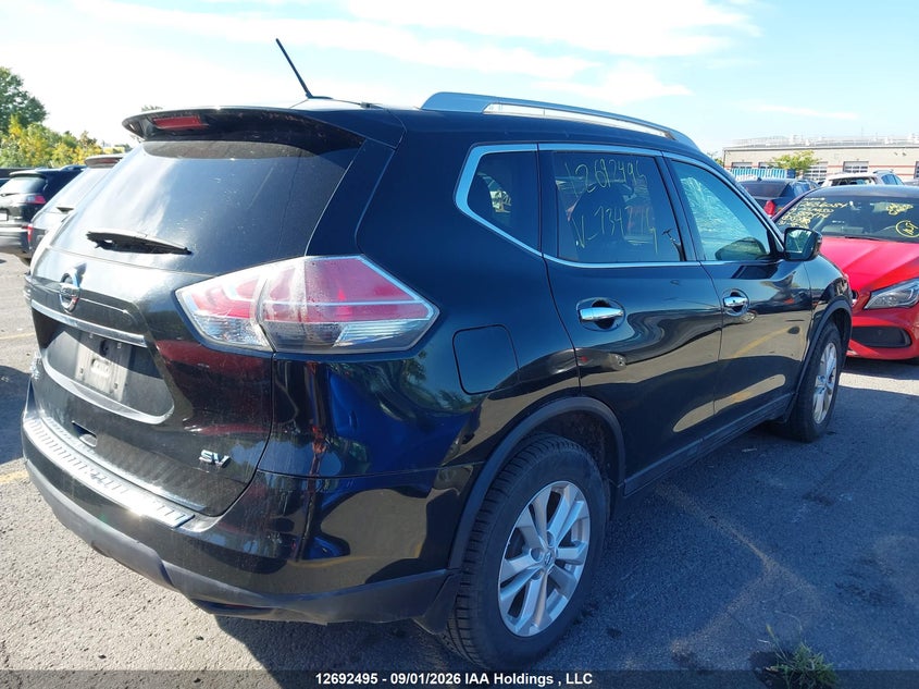 Vin: 5n1at2mt1gc734775, lot: 3097403, nissan rogue s/sv 20164