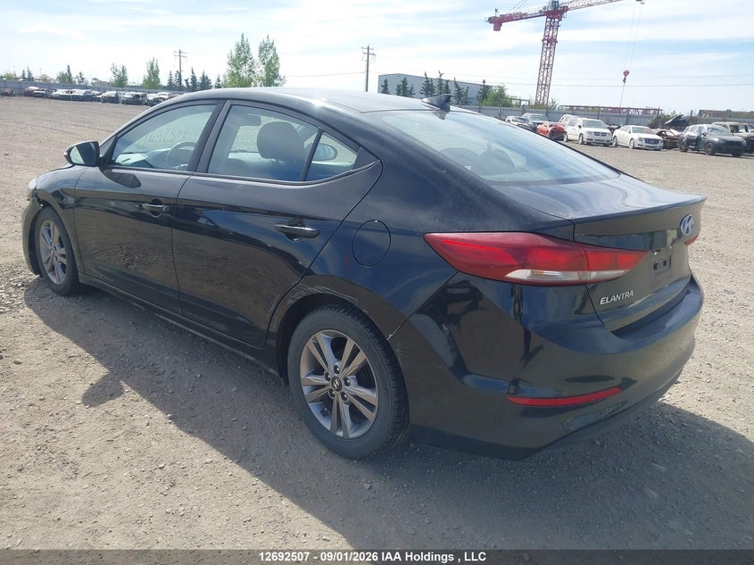 Vin: kmhd84lf4ju567898, lot: 3097415, hyundai elantra gl 20183