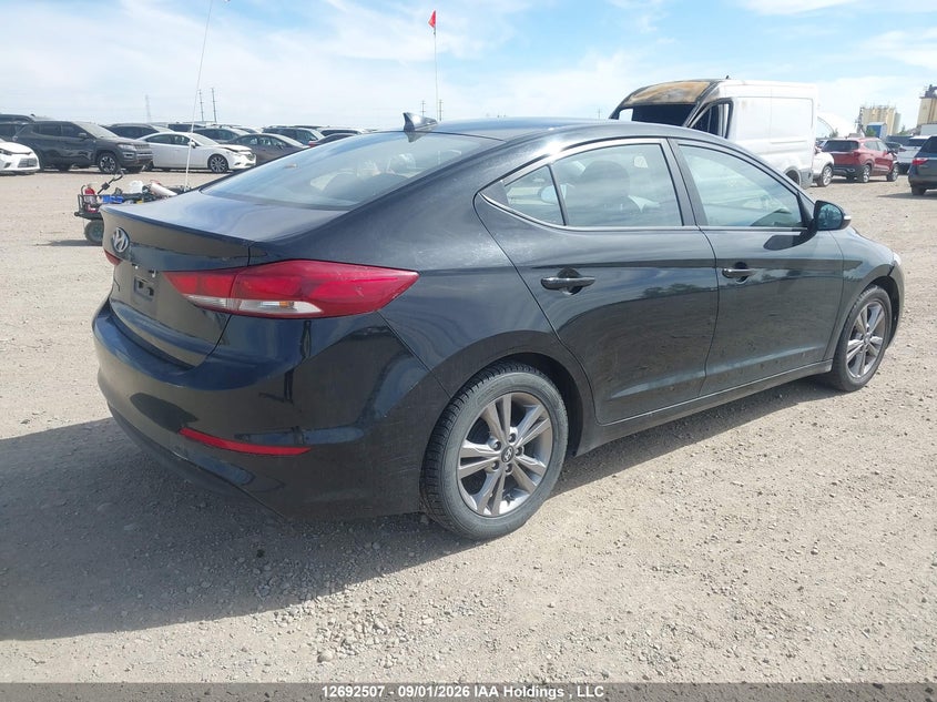 Vin: kmhd84lf4ju567898, lot: 3097415, hyundai elantra gl 20184