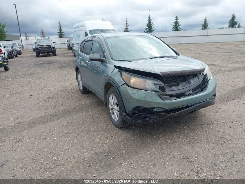 2013 Honda Cr-V Exl, Удар спереди, IAAI, VIN 2HKRM4H70DH105411