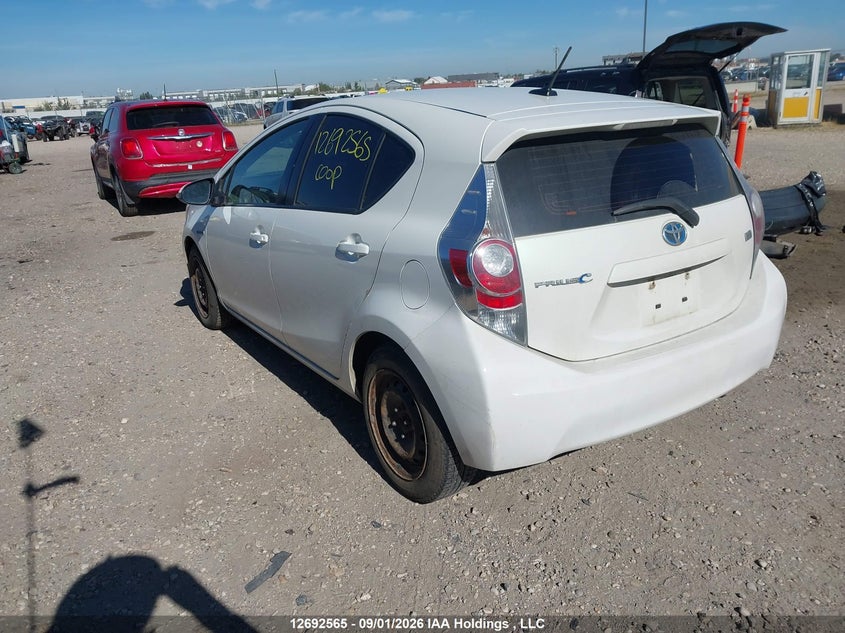 Vin: jtdkdtb31d1031831, lot: 3097473, toyota prius c technology 20133