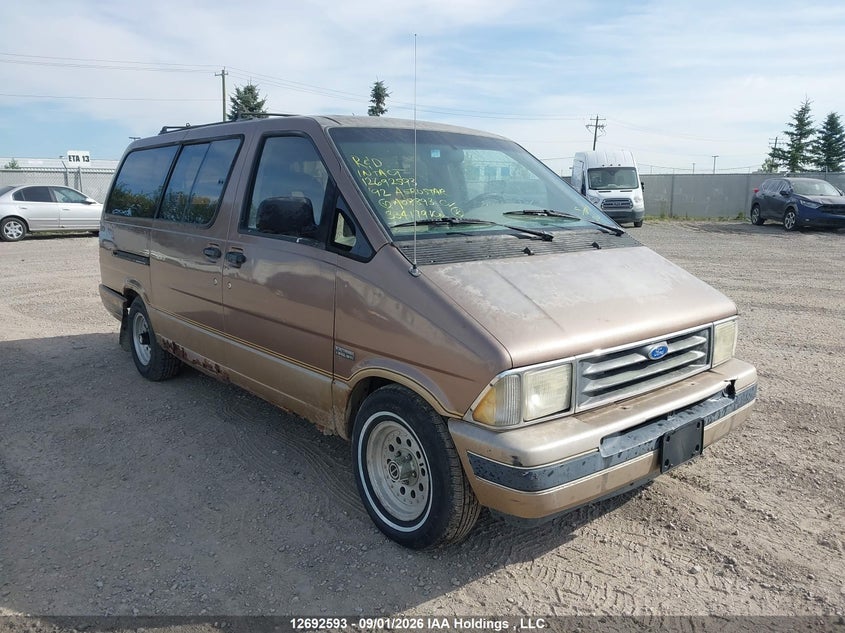 1992 Ford Aerostar, Hail, IAAI, VIN 1FMDA41X4NZA08893