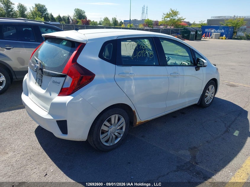 Vin: 3hggk5h51fm104218, lot: 3097509, honda fit lx 20154