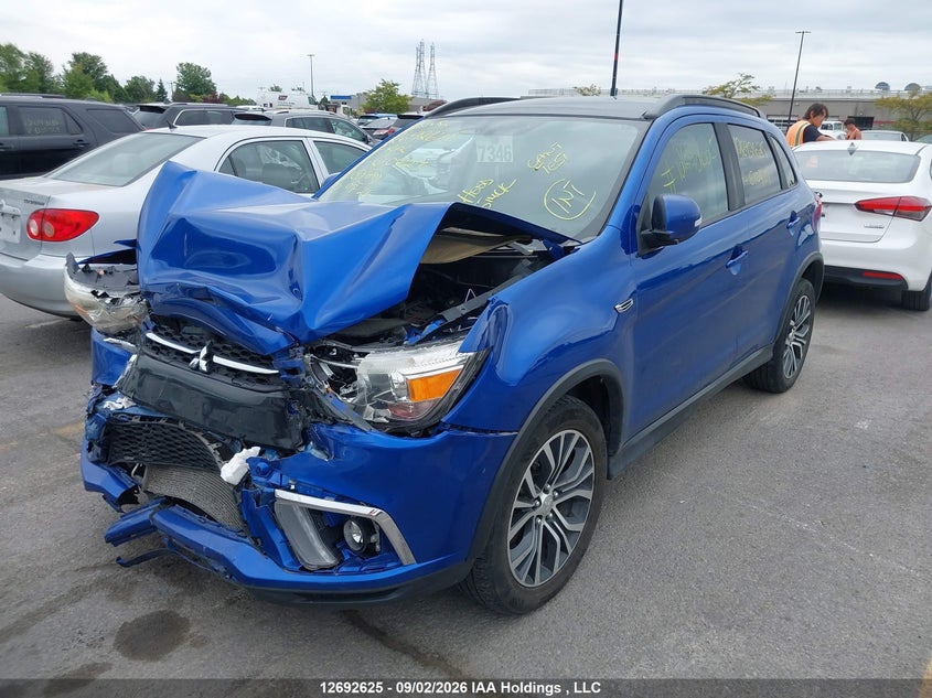 2018 Mitsubishi Rvr Se Limited/Gt, Удар спереди, IAAI, VIN JA4AJ4AW1JZ610427 — фото 2
