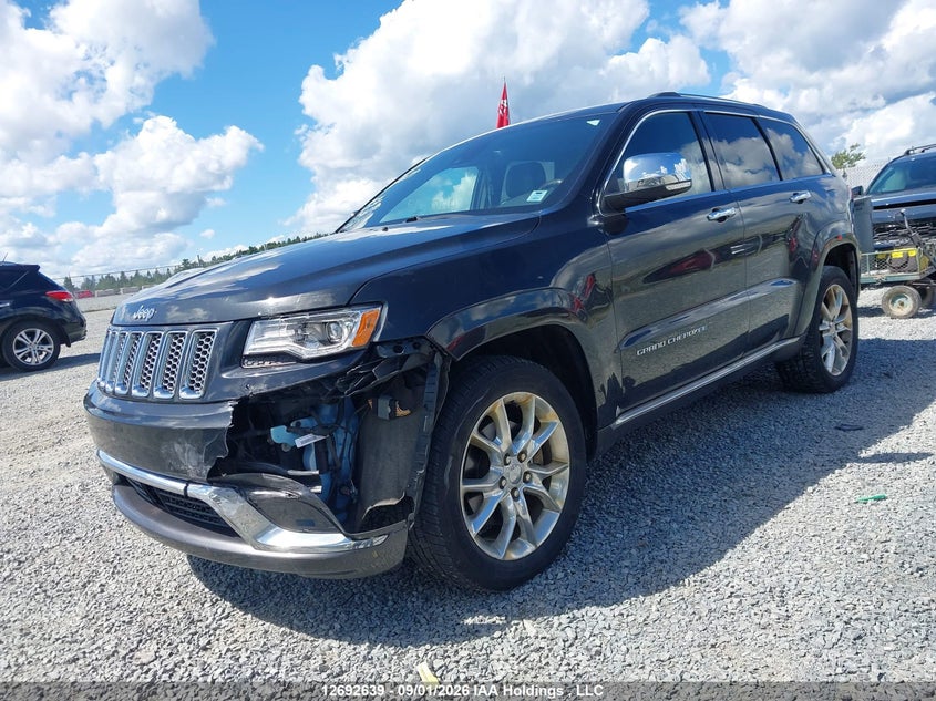 Vin: 1c4rjfjm5ec456090, lot: 3097548, jeep grand cherokee summit 20142
