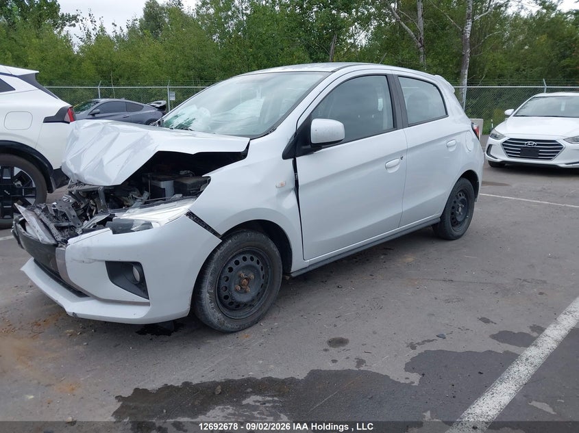 Vin: ml32auhj5nh004177, lot: 3097587, mitsubishi mirage es/le 20222
