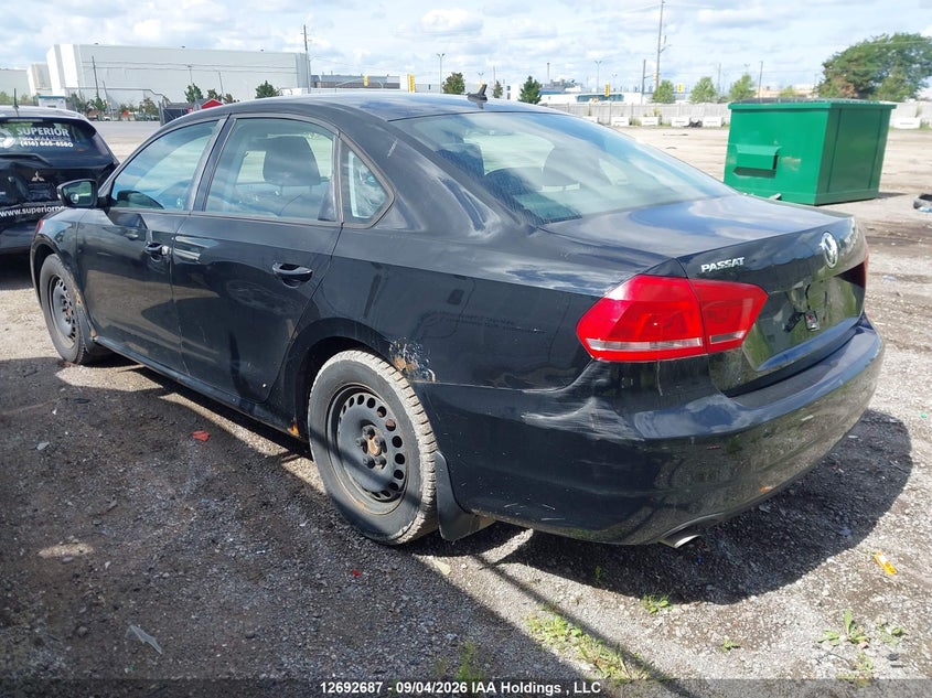Vin: 1vwah7a36dc134186, lot: 3097596, volkswagen passat 20133