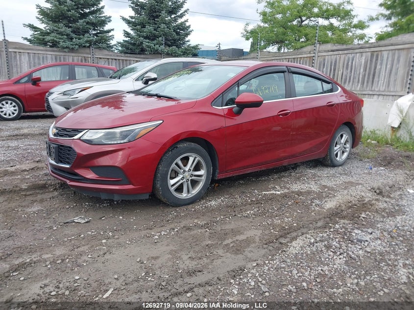 Vin: 3g1be5smxhs553596, lot: 3097628, chevrolet cruze lt auto 20172