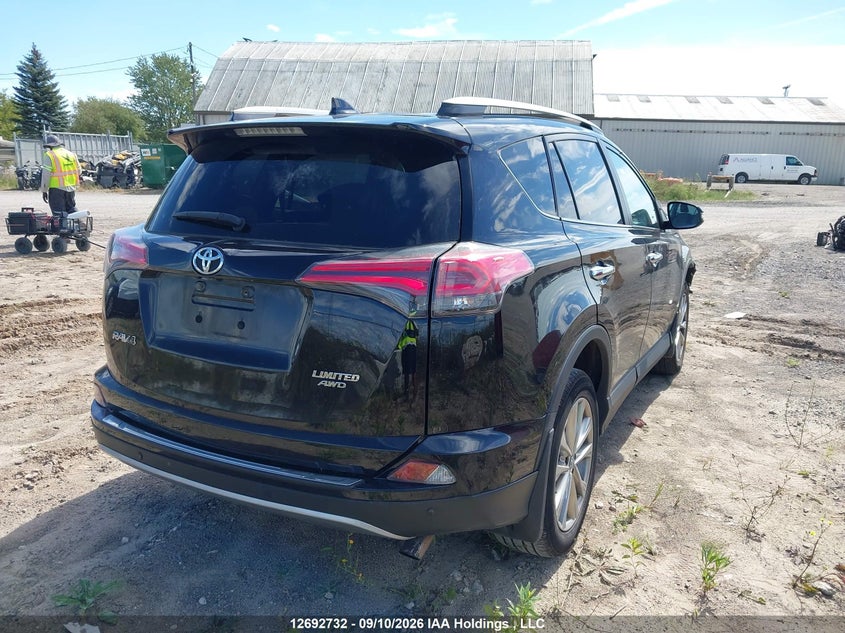 Vin: 2t3dfrev8hw589282, lot: 3097641, toyota rav4 limited 20174