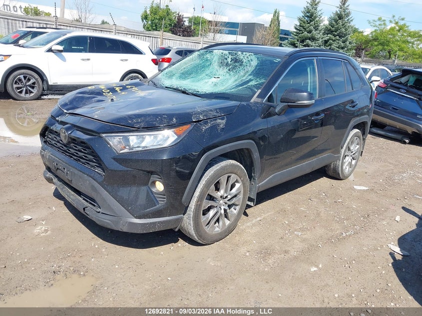 2019 Toyota RAV 4, Удар спереду, IAAI, VIN 2T3R1RFV9KC031775 — фото 2
