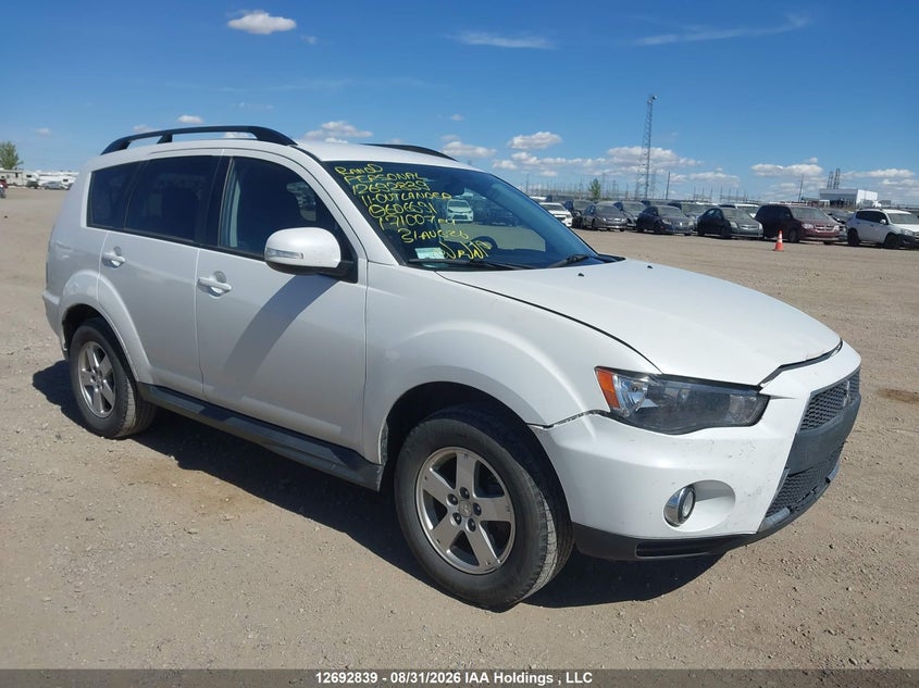 2011 Mitsubishi Outlander Ls, Front, IAAI, VIN JA4JT3AX4BU606691