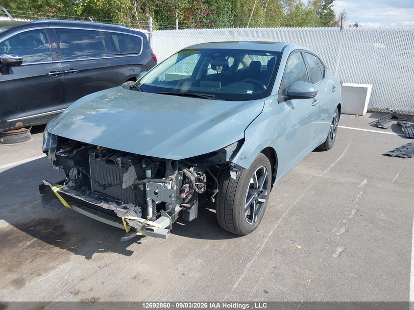 Vin: 3n1ab8cv1sy203804, lot: 3097773, nissan sentra sv cvt 20252