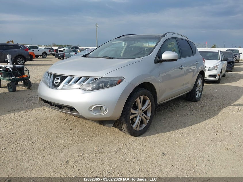 2009 Nissan Murano S/Sl/Le, Rear, IAAI, VIN JN8AZ18W29W152191 — photo 2