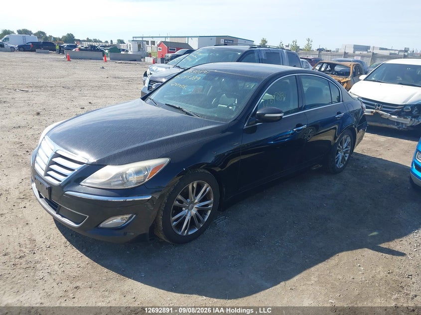 Vin: kmhgc4dd4du216289, lot: 3097805, hyundai genesis 3.8l 20132