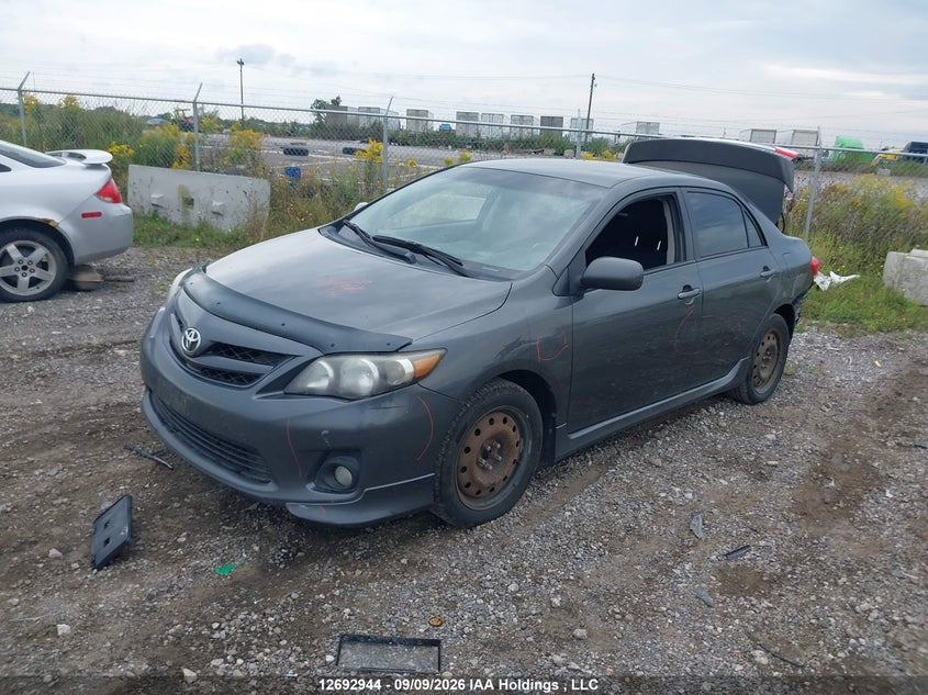 2012 Toyota Corolla, Rear, IAAI, VIN 2T1BU4EE4CC774383 — photo 2