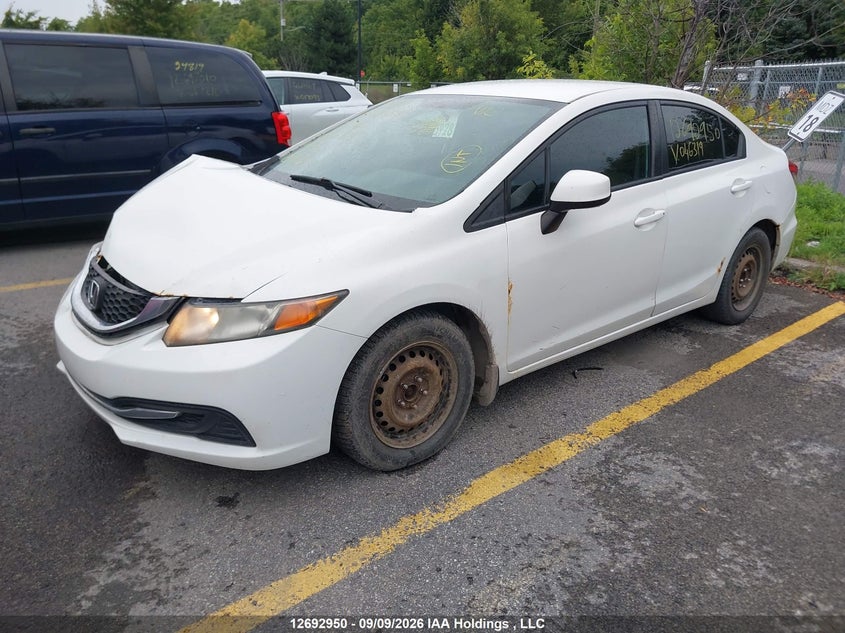 Vin: 2hgfb2f41dh046319, lot: 3097865, honda civic 20132