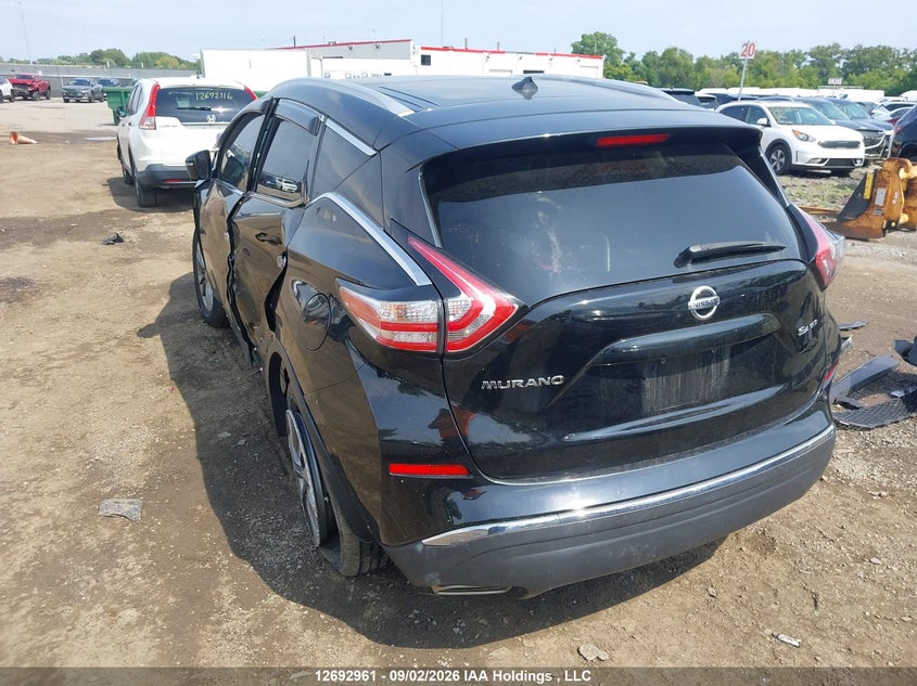 Vin: 5n1az2mh4gn100200, lot: 3097876, nissan murano s/sl/sv/platinum 20163
