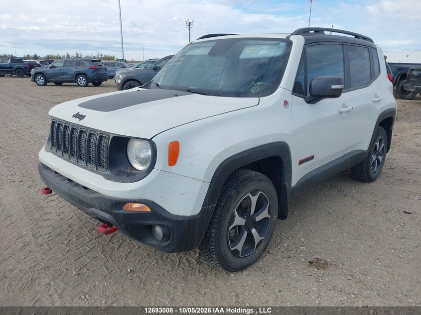 Vin: zacnjdc19mpn26266, lot: 3097923, jeep renegade trailhawk 20212