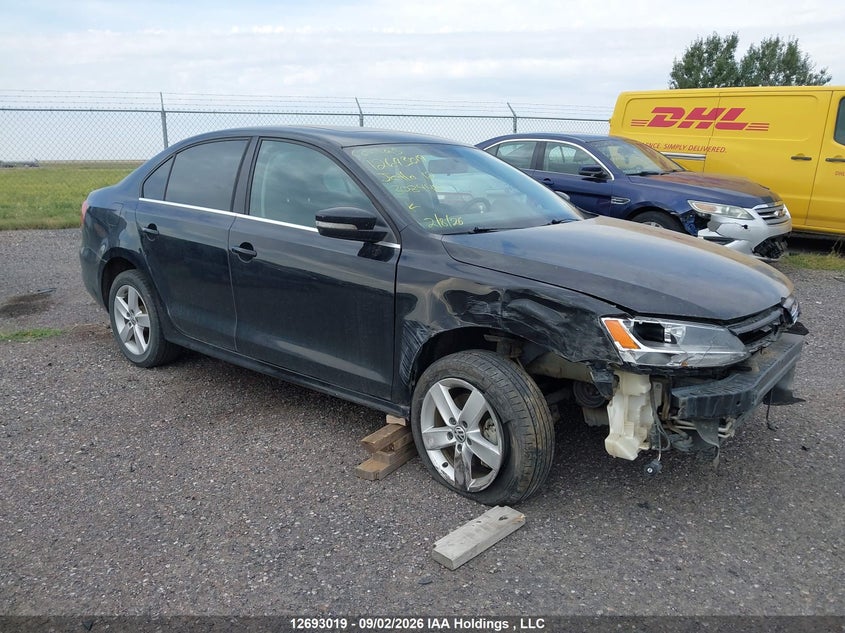 2012 Volkswagen Jetta Tdi, Front, IAAI, VIN 3VWDL7AJXCM308445