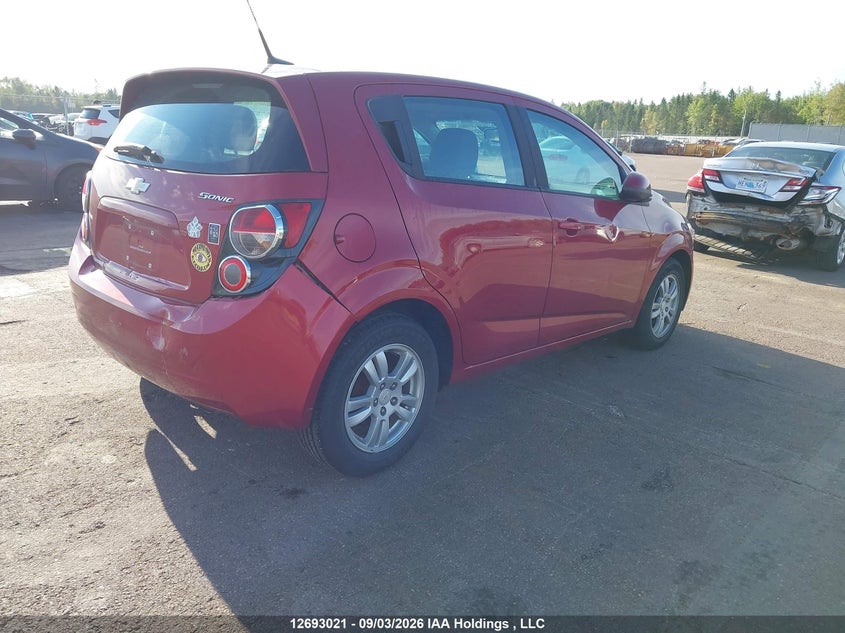 Vin: 1g1ja6eh9c4108772, lot: 3097936, chevrolet sonic ls 20124