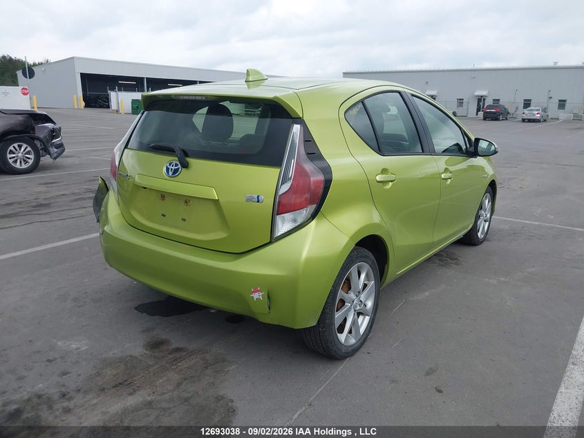 Vin: jtdkdtb34g1120216, lot: 3097953, toyota prius c 20164