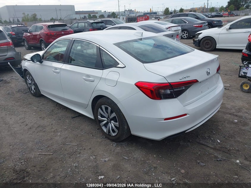 Vin: 2hgfe2f28rh109073, lot: 3097958, honda civic 20243
